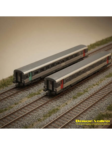 Azar Models AZAR-V01-CPP1 - Set 2 cotxes Corail VTU SNCF Escala Z | Basar Valira Trens