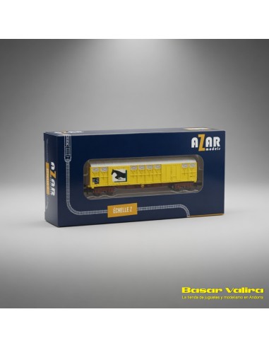 Azar Models AZAR-W04-CH - Wagon couvert bogies SNCF transport chevaux Z | Basar Valira Trens