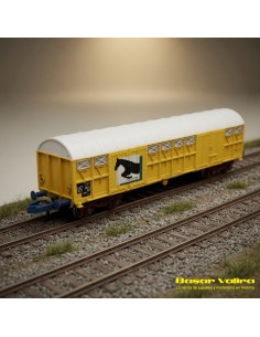 Azar Models AZAR-W04-CH - Wagon couvert bogies SNCF transport chevaux Z | Basar Valira Trens