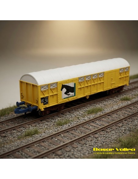 Azar Models AZAR-W04-CH - SNCF Bogie Covered Wagon Horse Transport Z | Basar Valira Trens