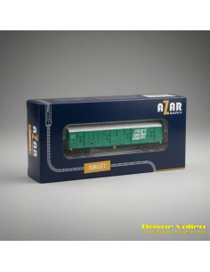 Azar Models AZAR-W04-FR - FRET SNCF Bogie Covered Wagon Z Scale | Basar Valira Trens