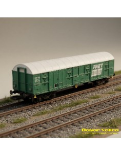 Azar Models AZAR-W04-FR - FRET SNCF Bogie Covered Wagon Z Scale | Basar Valira Trens 2