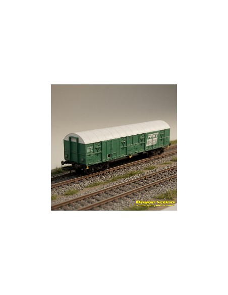 Azar Models AZAR-W04-FR - FRET SNCF Bogie Covered Wagon Z Scale | Basar Valira Trens