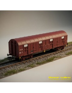 Azar Models AZAR-W04-ST - SNCF Covered Wagon with Bogies Z Scale | Basar Valira Trens