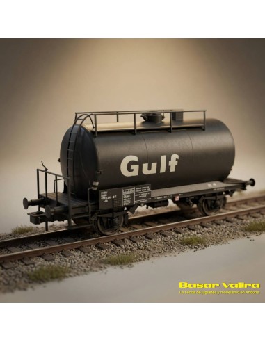 Brawa 50016 - Wagon citerne Uh NS Gulf Oil Époque IV HO | Basar Valira Trens