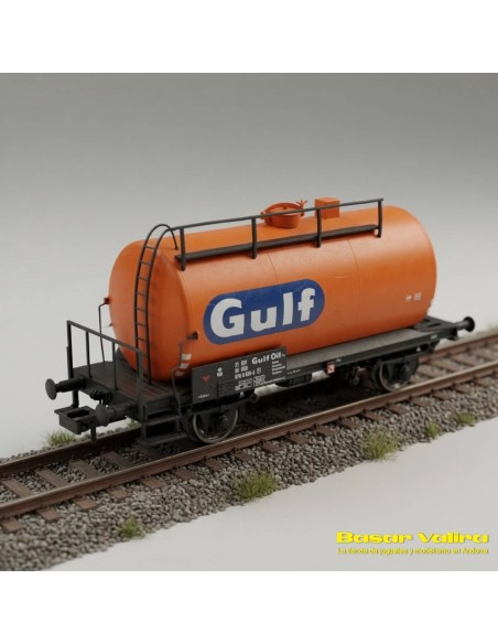 Brawa 50018 - Wagon citerne type Z DSB Gulf Époque IV HO | Basar Valira Trens