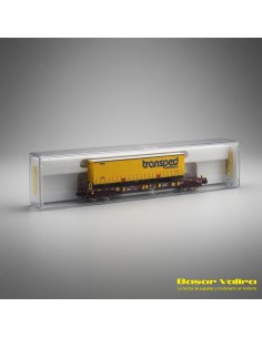 Fleischmann 825053 - Wagon kangourou Sdgmns 33 AAE échelle N | Basar Valira Trens 2