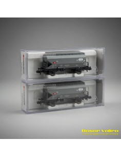 Fleischmann 831313 - Set of 2 Tgpps SBB Silo Wagons Era VI N Scale | Basar Valira Trens 2