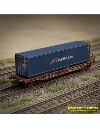 Fleischmann 845368 - Vagón canguro Camellia Line RENFE Escala N | Basar Valira Trens