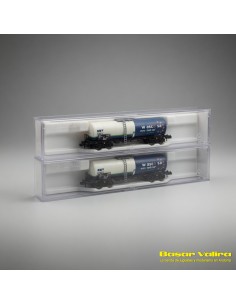 Fleischmann 6660058 - Set 2 vagons cisterna ÖBB OMV escala N | Basar Valira Trens 2