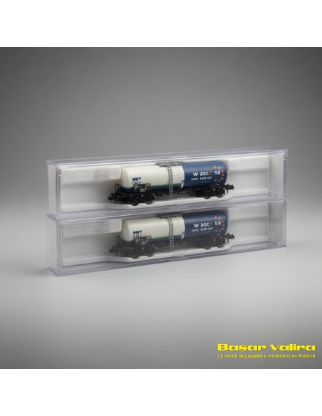 Fleischmann 6660058 - Set 2 vagons cisterna ÖBB OMV escala N | Basar Valira Trens