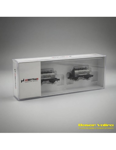 Hobbytrain H24852 - Set 2 wagons-citernes SNCF Époque III Échelle N | Basar Valira Trens