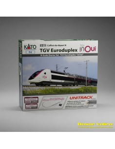 Kato K10-022 - Coffret départ TGV Euroduplex inOui SNCF Échelle N | Basar Valira Trens