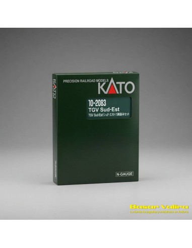 Kato K10-2083 - TGV Sud-Est SNCF 5-Coach Set N Scale | Basar Valira Trens