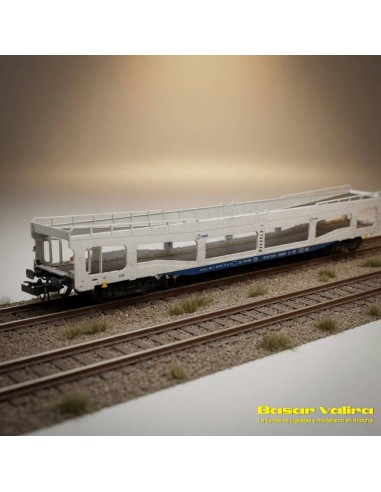 MFTrain N33285 - Wagon porte-voitures DDJ-9504 RENFE Danone Échelle N | Basar Valira Trens