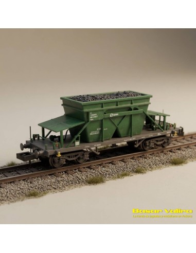 MFTrain 34929 - TT9 Faoos Renfe Freight Hopper Wagon N Scale | Basar Valira Trens