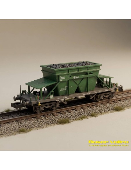 MFTrain 34929 - TT9 Faoos Renfe Freight Hopper Wagon N Scale | Basar Valira Trens