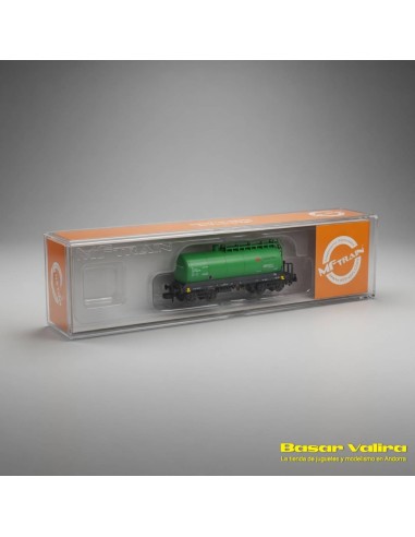 MFTrain N35018 - Vagó cisterna Zaes TRAMESA RENFE Època V Escala N | Basar Valira Trens