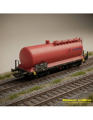 MFTrain MFTR-N35020 - ERMEFER Zaes RENFE Epoch V Tank Wagon - N | Basar Valira Trens