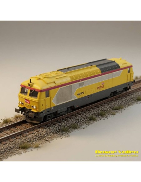 Minitrix 16707 - Locomotive diesel BB 667575 SNCF DCC Sound Échelle N | Basar Valira Trens