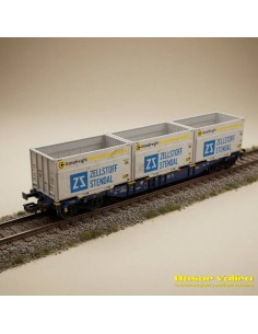 Minitrix 18420 - Wagon porte-conteneurs Sgnss ERR Innofreight Échelle N | Basar Valira Trens