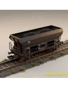 Minitrix 18905 - Vagón tolva Fcs 092 DB Época IV Escala N | Basar Valira Trens