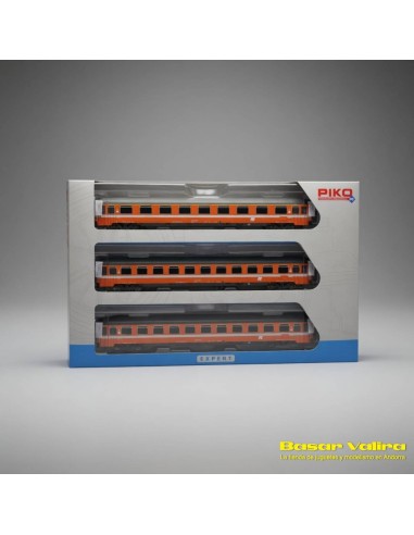 Piko 58224 - Set 3 Eurofima FS Coaches Epoch IV HO | Basar Valira Trens