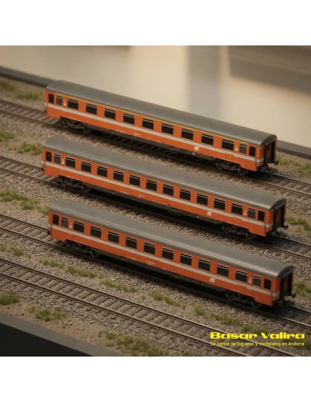 Piko 58224 - Set 3 vagons Eurofima FS Època IV HO | Basar Valira Trens