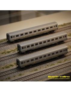 Piko 58251 - Set 3 Voitures Eurofima FS Bigrigio HO | Basar Valira Trens 2