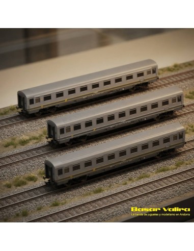 Piko 58251 - Set 3 Carrozas Eurofima FS Bigrigio HO | Basar Valira Trens