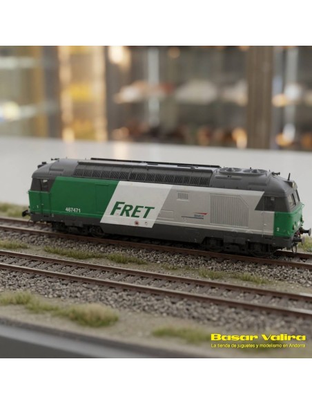 REE Modèles MB241S - Locomotora dièsel BB 67471 SNCF Fret HO | Basar Valira Trens