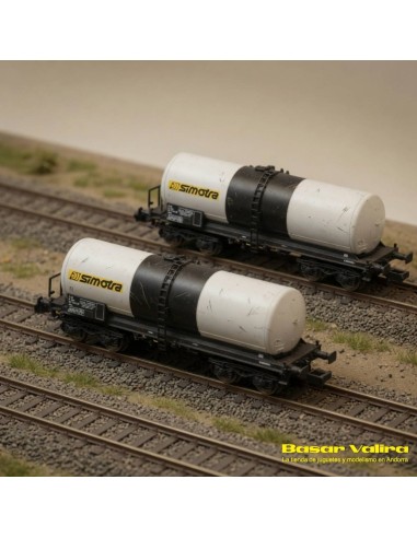 REE Modèles NW228 - Set 2 Cisternes ANF SIMOTRA SNCF Època IV Escala N | Basar Valira Trens