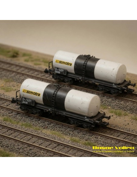 REE Modèles NW228 - Set 2 Cisternas ANF SIMOTRA SNCF Época IV Escala N | Basar Valira Trens