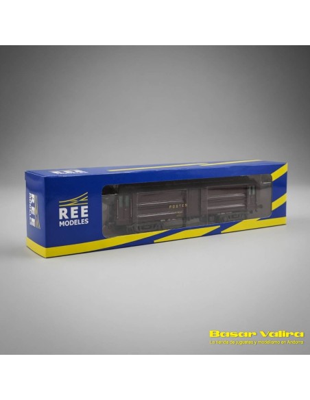 REE Modèles VB258 - Allège postale Pantin PEZ SNCF brun PTT HO | Basar Valira Trens