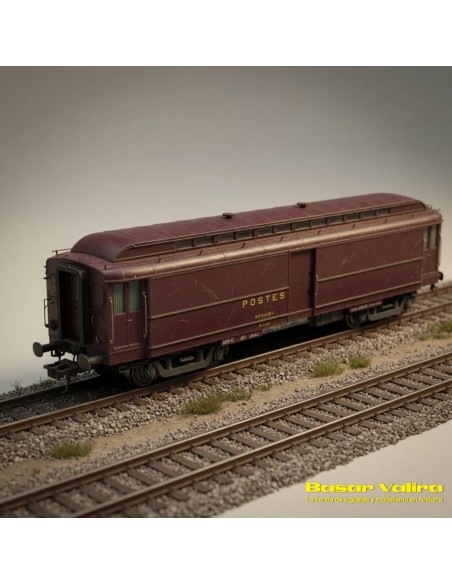 REE Modèles VB258 - Allège postale Pantin PEZ SNCF brun PTT HO | Basar Valira Trens