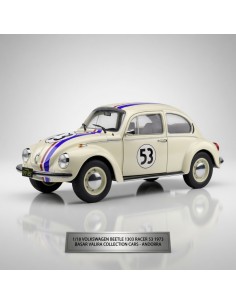 Solido SOLI-1800505 - Volkswagen Beetle 1303 Racer 53 blanco 1973 1/18 | Basar Valira