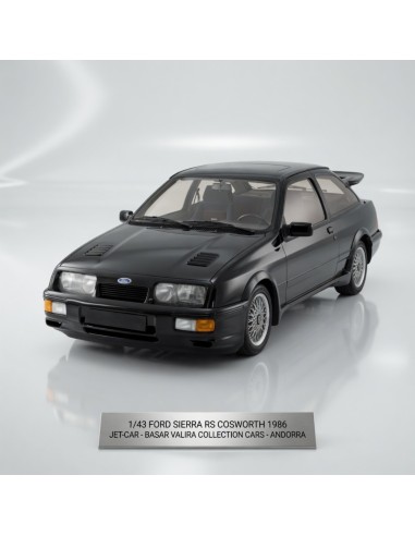 Norev 270577 - Ford Sierra RS Cosworth 1986 Negre Metal·litzat 1/43 | Basar Valira