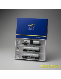 REE Modèles WB594 - Set 3 cisternas ANF largas SNCF Simotra HO | Basar Valira Trens