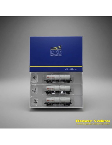 REE Modèles WB-658 - Set 3 Cisternas Fauvet-Girel ERMEWA HO | Basar Valira Trens
