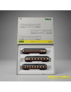Trix 23315 - Set 3 cotxes passatgers BR 602 Inter-City DB HO | Basar Valira Trens