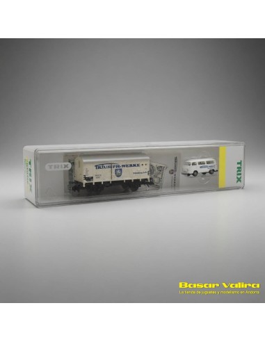 Trix 24043 - Wagon couvert DB Museumswagen 2004 avec VW T1 HO | Basar Valira Trens