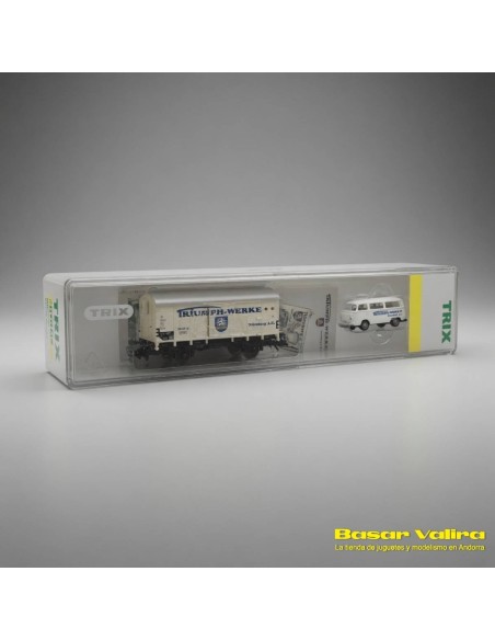 Trix 24043 - DB Museumswagen 2004 Covered Wagon with VW T1 HO | Basar Valira Trens