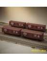 Märklin 82497 - Set 4 Vagons Boxcar Union Pacific Escala Z | Basar Valira Trens
