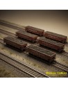 Märklin 82591 - Set 5 vagones tolva H35 Pennsylvania Railroad Z | Basar Valira Trens