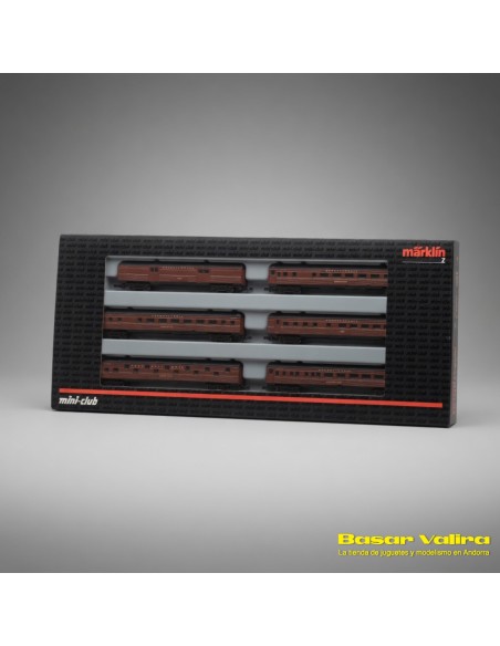 Märklin 87847 - Set 6 cotxes Broadway Limited Pennsylvania Railroad Z | Basar Valira Trens