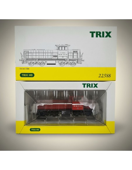 Trix 22588 - Locomotive diesel Am 842 SBB Cargo HO | Basar Valira Trens